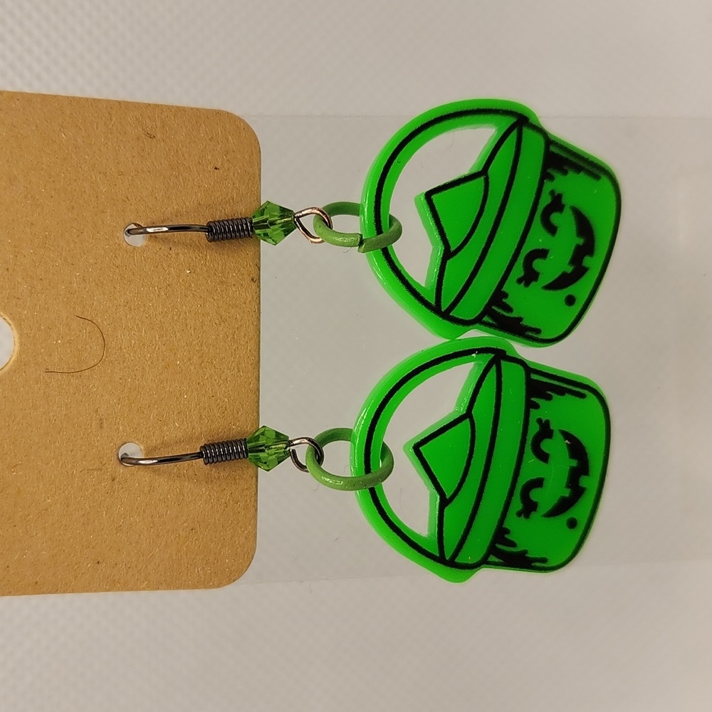 Witch (McDonald's) Truck or Treat Bucket Earrings